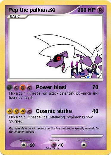 Pokemon Pep the palkia