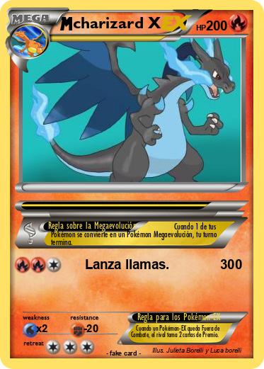 Pokemon charizard X