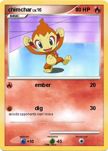 Pokemon chimchar