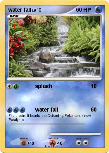 Pokemon water fall