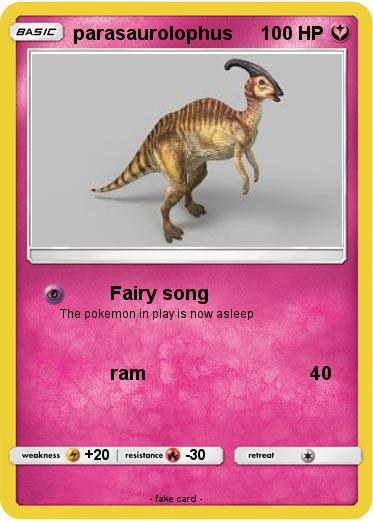 Pokemon parasaurolophus