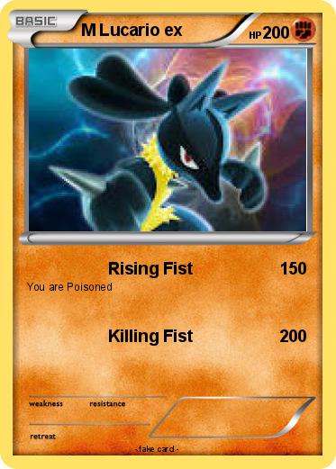 Pokemon M Lucario ex