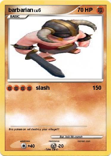 Pokemon barbarian