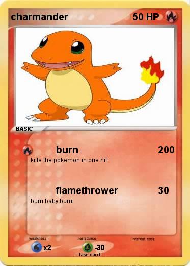 Pokemon charmander