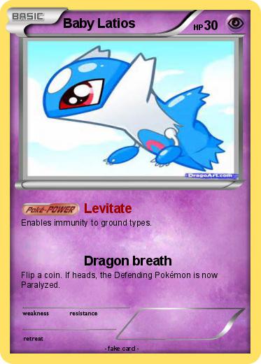 Pokemon Baby Latios