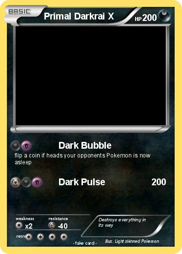 Pokemon Primal Darkrai X