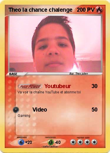 Pokemon Theo la chance chalenge