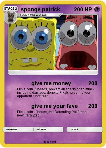 Pokemon sponge patrick