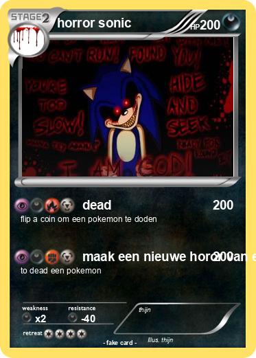 Pokemon horror sonic