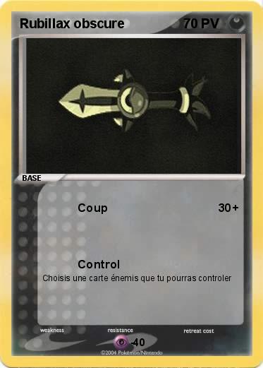 Pokemon Rubillax obscure