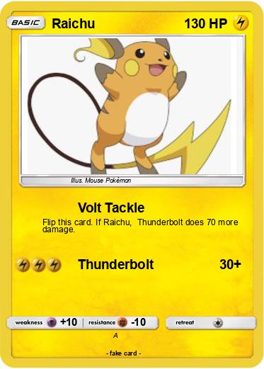 Pokemon Raichu