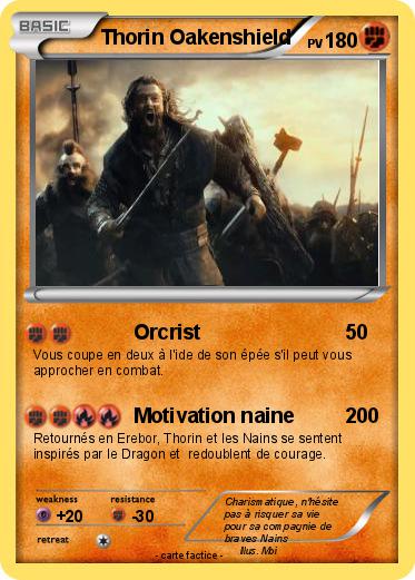 Pokemon Thorin Oakenshield