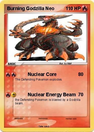 Pokemon Burning Godzilla Neo