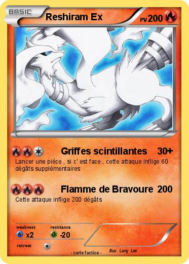 Pokemon Reshiram Ex
