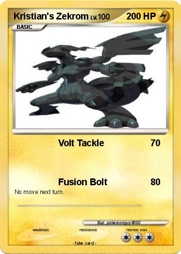 Pokemon Kristian's Zekrom