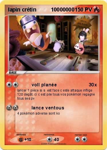 Pokemon lapin crétin          10000000