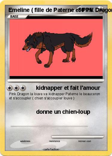 Pokemon Emeline ( fille de Paterne et Pink Dragon la louvre )