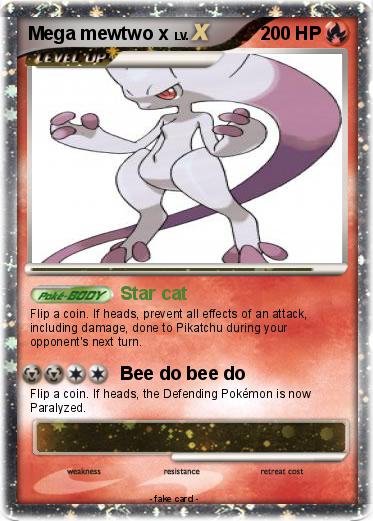 Pokemon Mega mewtwo x