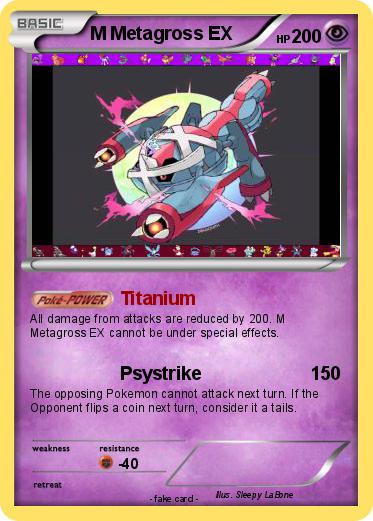 Pokemon M Metagross EX