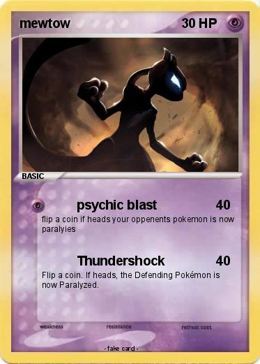 Pokemon mewtow