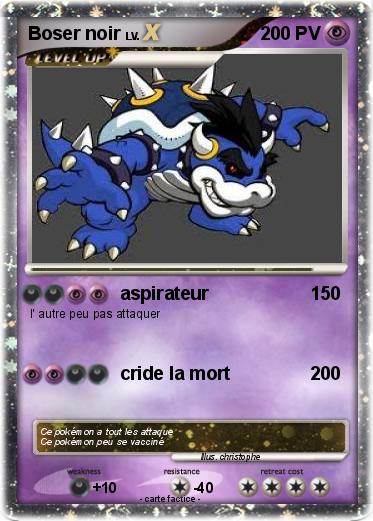 Pokemon Boser noir