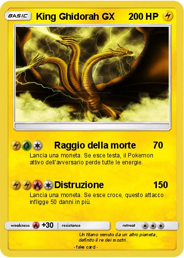 Pokemon King Ghidorah GX