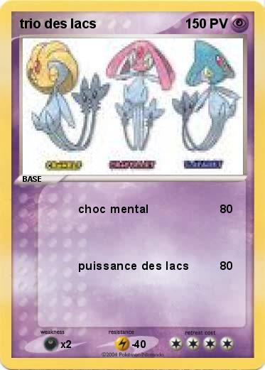 Pokemon trio des lacs                                           