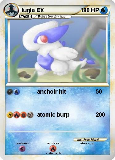 Pokemon lugia EX