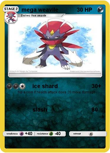 Pokemon mega weavile