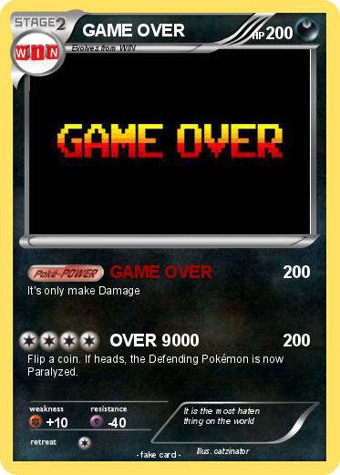Pokemon GAME OVER