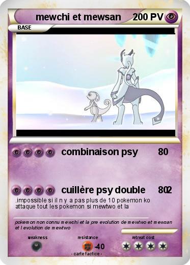 Pokemon mewchi et mewsan