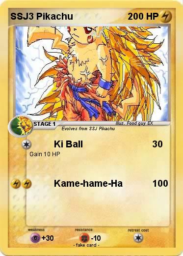 Pokemon SSJ3 Pikachu