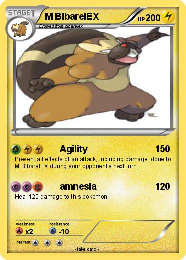 Pokemon M BibarelEX