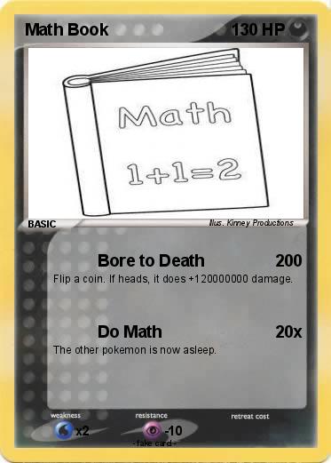 Pokemon Math Book