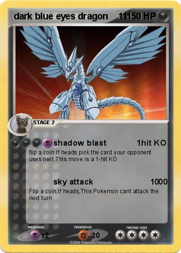 Pokemon dark blue eyes dragon    11                      