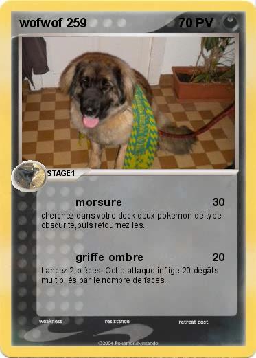 Pokemon wofwof 259