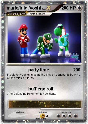 Pokemon mario/luigi/yoshi