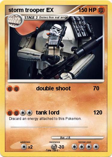 Pokemon storm trooper EX