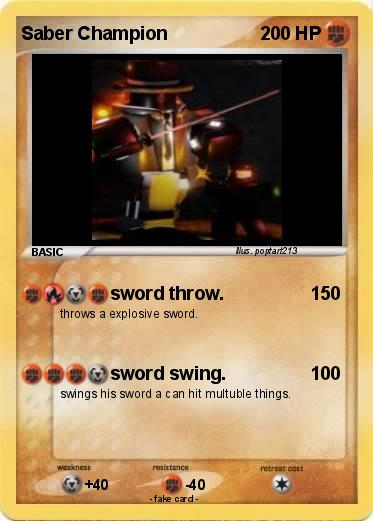 Pokemon Saber Champion