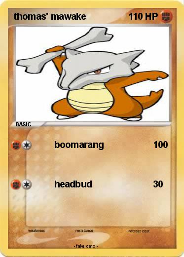 Pokemon thomas' mawake