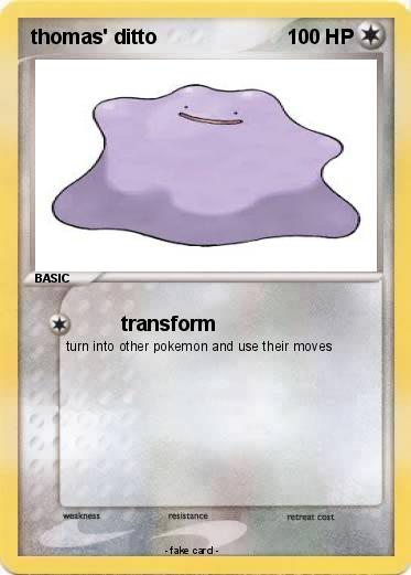 Pokemon thomas' ditto