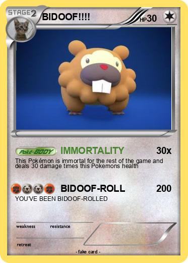 Pokemon BIDOOF!!!!