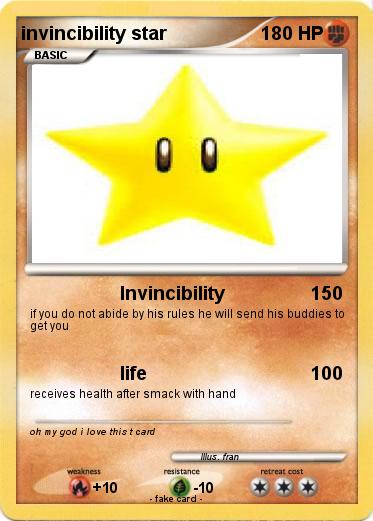 Pokemon invincibility star