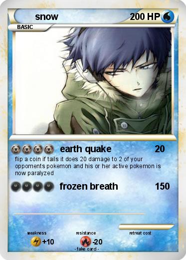Pokemon snow