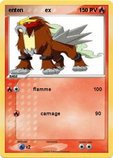 Pokemon enten              ex       