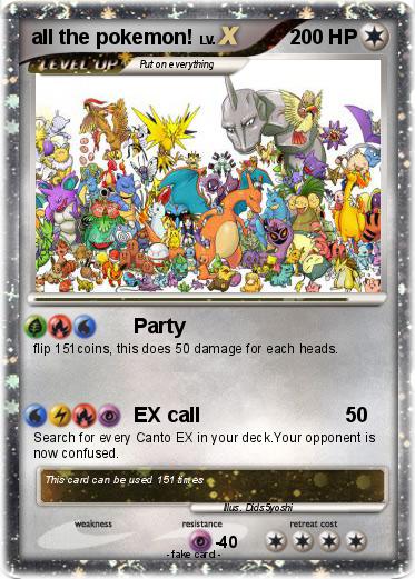 Pokemon all the pokemon!