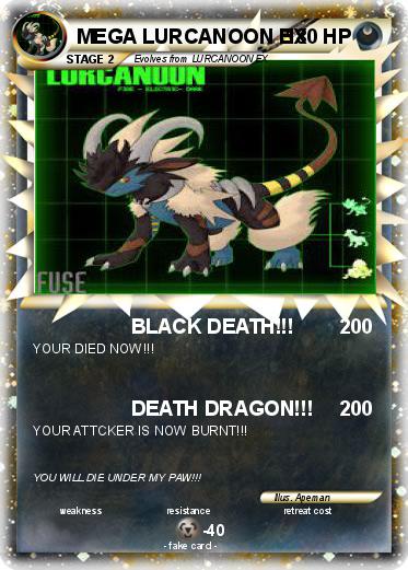 Pokemon MEGA LURCANOON EX