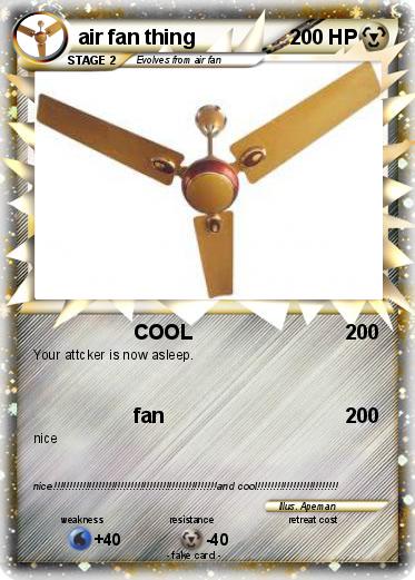 Pokemon air fan thing