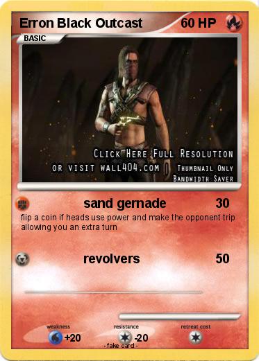 Pokemon Erron Black Outcast