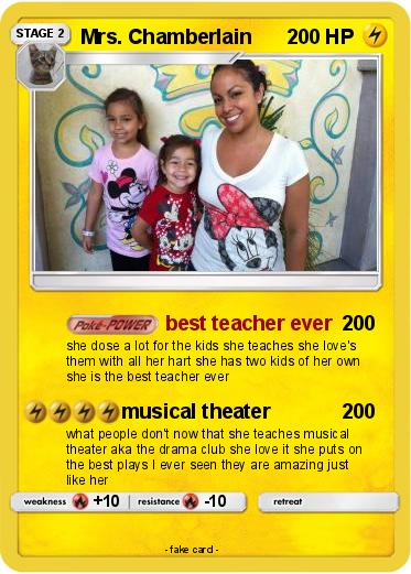 Pokemon Mrs. Chamberlain